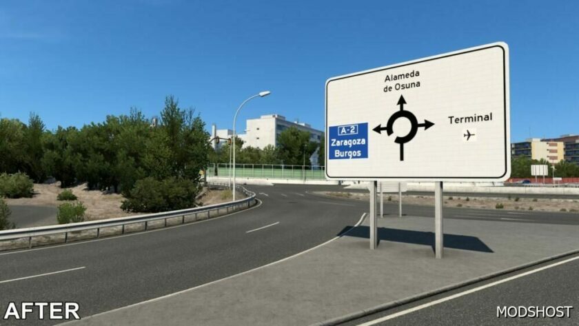 ETS2 Realistic Mod: Signs V1.3 (Featured)