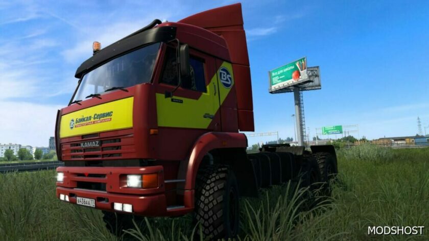 ETS2 Kamaz Truck Mod: 54-64-65 1.49 + Addon (Featured)