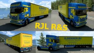 ETS2 Scania Mod: G.dekker BV Skin Pack (Image #3)