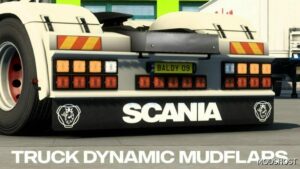 ETS2 Part Mod: Dynamic Mudflaps 1.48 (Featured)