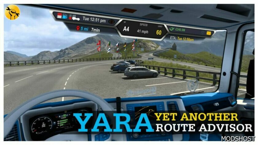 ETS2 Mod: Yara – YET Another Route Advisor (Featured)