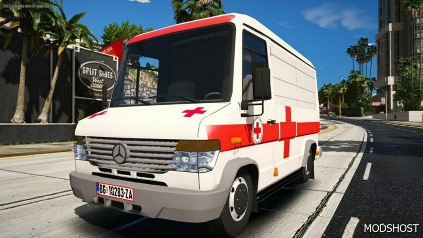 GTA 5 Mercedes-Benz Vehicle Mod: Vario – Ambulance (Featured)