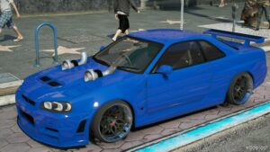 GTA 5 Nissan Vehicle Mod: Skyline R34 Omega (Featured)