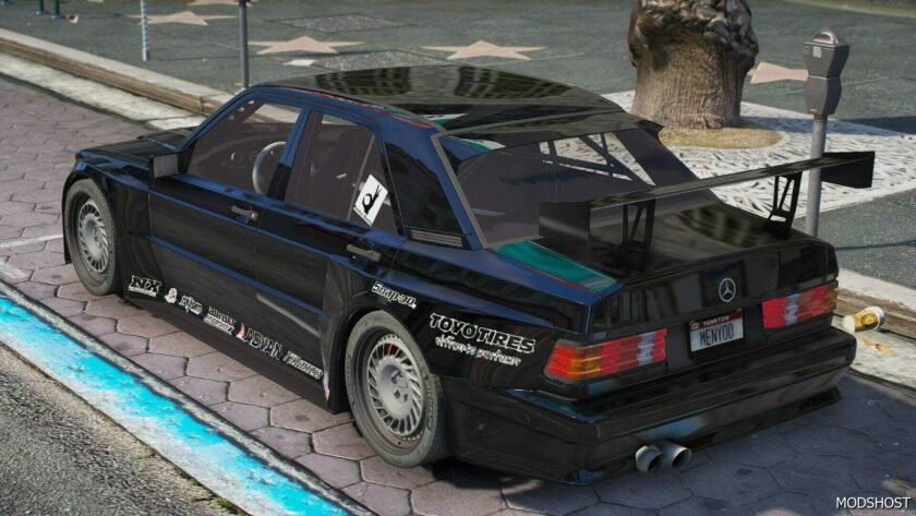 GTA 5 Mercedes-Benz Vehicle Mod: 190E EVO II (Featured)