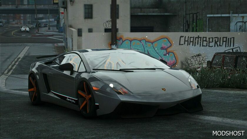 GTA 5 Lamborghini Vehicle Mod: Gallardo Superleggera Slammed (Featured)