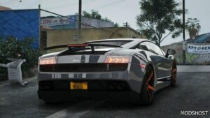 GTA 5 Lamborghini Vehicle Mod: Gallardo Superleggera Slammed (Image #2)