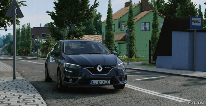 BeamNG Renault Car Mod: Megane IV Sedan 2016-2020 0.30 (Featured)