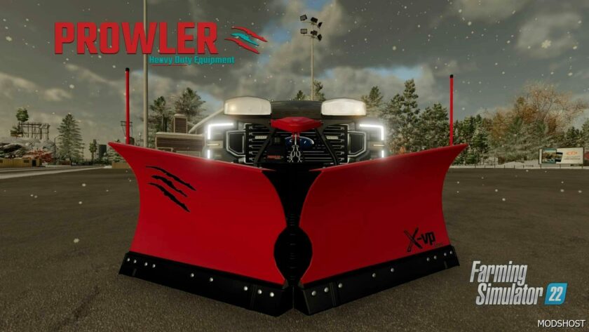 FS22 Attachment Mod: Prowler V-Plow V1.0.0.1 (Featured)