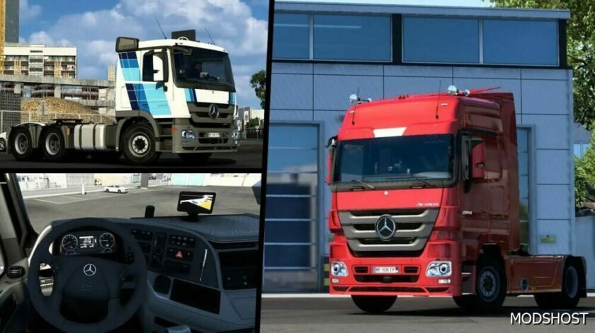 ETS2 Mercedes-Benz Truck Mod: Mercedes Benz Actros MP3 1.49 (Featured)