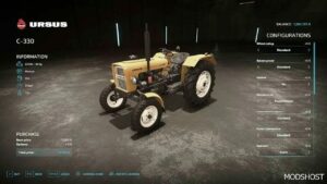 FS22 Ursus Tractor Mod: C330 V1.2 (Featured)