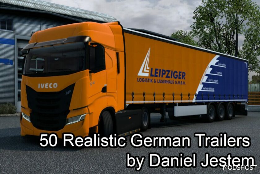 ETS2 Realistic Mod: 50 Realistic German Trailers by Daniel Jestem (Featured)