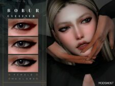 Sims 4 Female Makeup Mod: Smokey EYE Eyeliner (Featured)