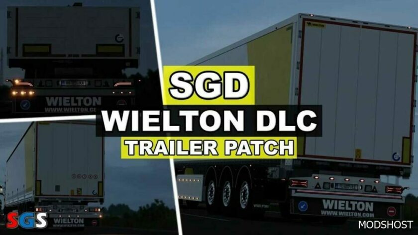 ETS2 Mod: SGD Wielton DLC Trailer Patch V1.2.1 (Featured)