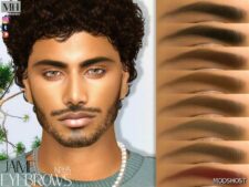 Sims 4 Eyebrows Hair Mod: Jaime Eyebrows N265 (Featured)