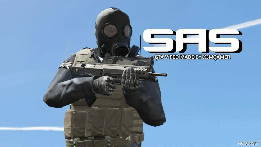 GTA 5 Player Mod: Special AIR Service PED V1.1 (Featured)