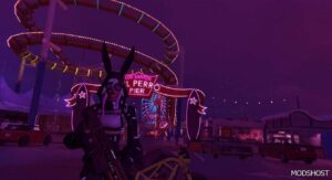 GTA 5 Player Mod: Highwire from Fortnite Add-On PED (Image #4)