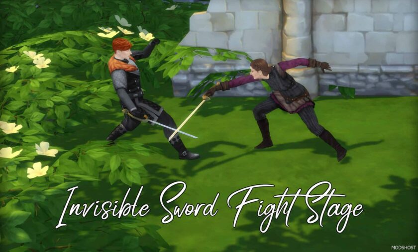 Sims 4 Mod: Invisible Sword Fight Stage (Featured)