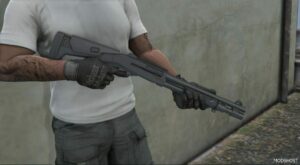 GTA 5 Weapon Mod: Benelli M4 Tactical Animated (Image #3)