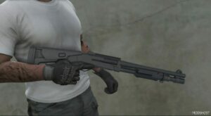 GTA 5 Weapon Mod: Benelli M4 Tactical Animated (Image #5)