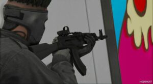 GTA 5 Weapon Mod: AK-47 WAR SAW Animated (Image #4)