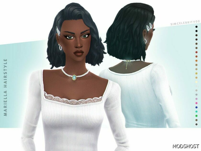 Sims 4 Female Mod: Mariella Hairstyle (Featured)