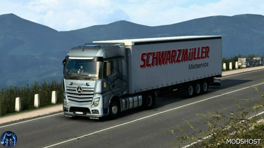 ETS2 Mercedes-Benz Truck Mod: Mercedes Actros MP4 Reworked V3.5 Schumi 1.49 (Featured)