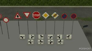 FS22 Object Mod: German Traffic Signs (Prefab) V1.0.0.1 (Image #2)