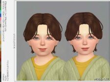 Sims 4 Kid Mod: Flow Hair for Toddler (Featured)