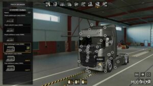 ETS2 Headlights Part Mod: Headlight Options (LED + Xenon) 1.49 (Featured)