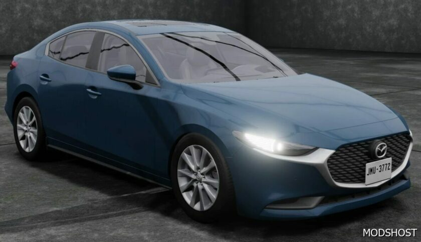 BeamNG Mazda Car Mod: 3 Sedan (BP) 2020 0.30 (Featured)