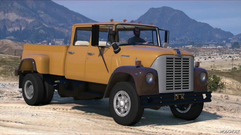 GTA 5 Vehicle Mod: 1976 International Loadstar 1700 Crew CAB Add-On | Extras | Vehfuncs V | Lods (Featured)