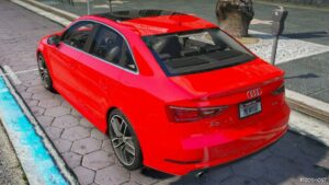 GTA 5 Audi Vehicle Mod: A3 Sedan (Image #3)