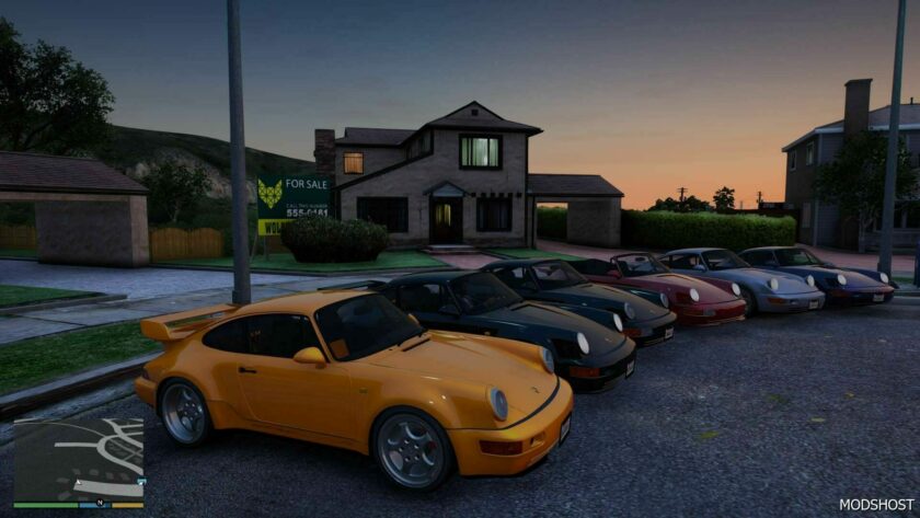 GTA 5 Porsche Vehicle Mod: Collection of Porsche 911 Cars (964) (Featured)