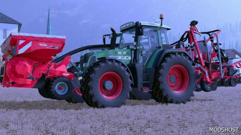 FS22 Fendt Tractor Mod: 700/800 TMS Vario (Tire Pressure) V4.0 (Featured)