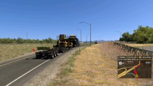 ATS Mod: Speed 100 KM/H Special Transport 1.49 (Image #2)