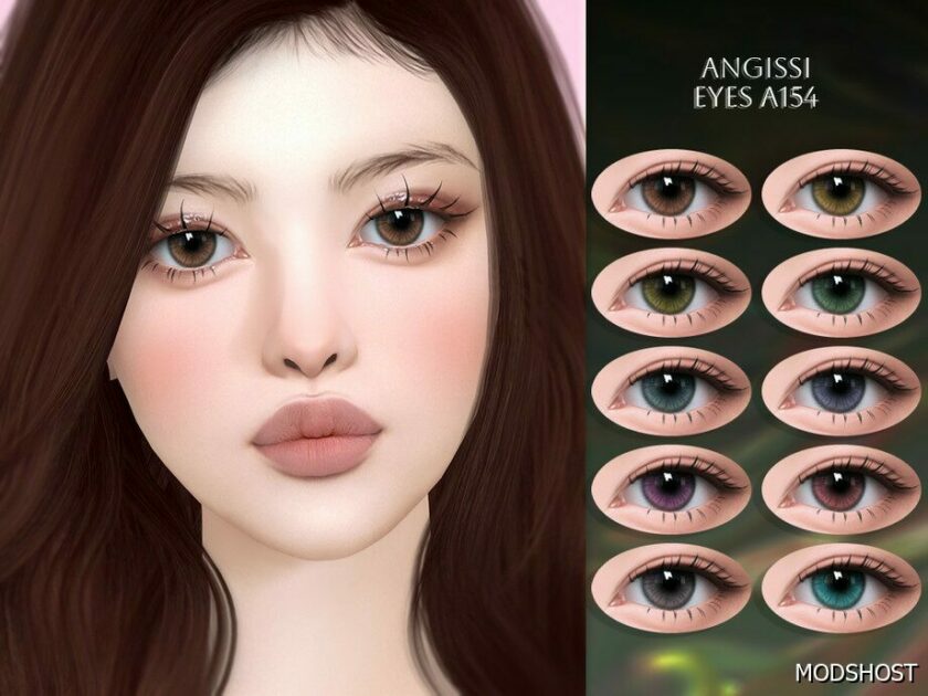 Sims 4 Mod: Eyes A154 (Featured)