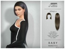 Sims 4 Female Mod: Baby Hairstyle No.4 (Featured)