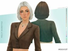 Sims 4 Female Mod: Polly Hairstyle (Featured)