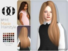 Sims 4 Kid Mod: Macie Hairstyle Child (Featured)