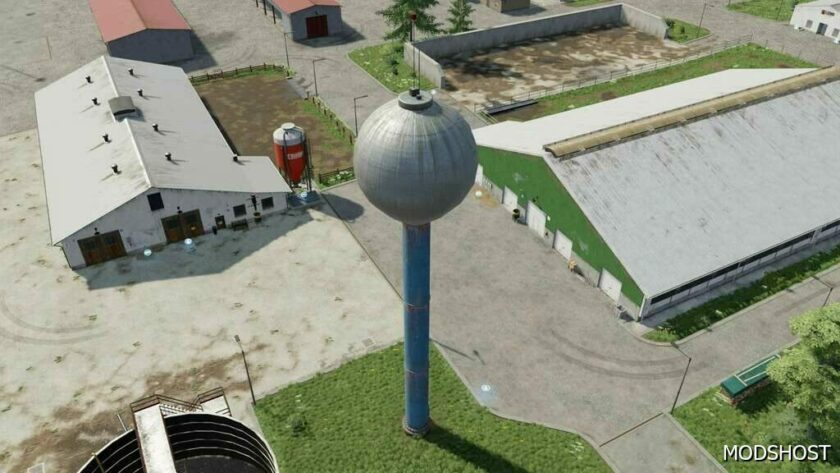 FS22 Placeable Mod: Lizard Water Tower (Featured)