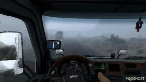 ATS Rain Weather Mod: Cold Rain V0.4 1.49 (Featured)