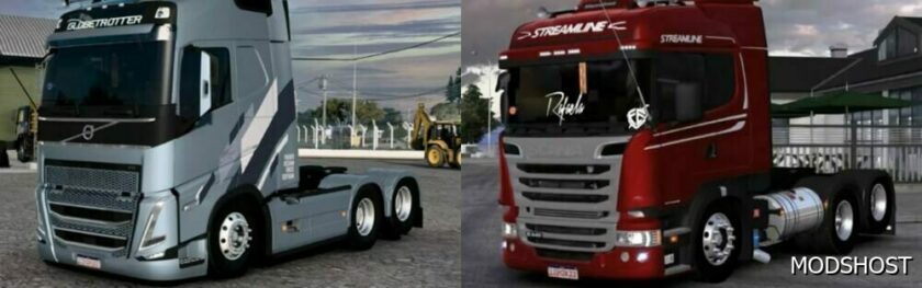 ETS2 Brazil Truck Mod: Combo Volvo FH2022 V1.3 & Scaniar – Lg.mods 1.49 (Featured)