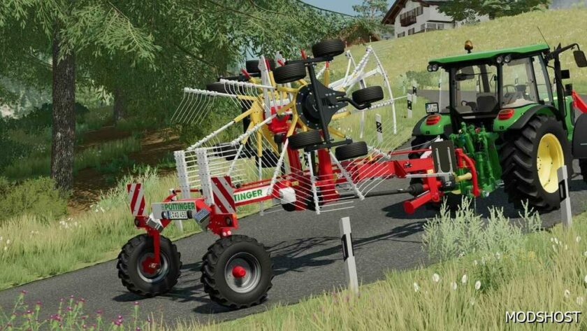 FS22 PÖTTINGER Tedder Mod: Pöttinger TOP 612 C (Featured)