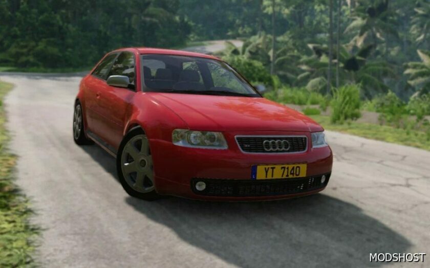 BeamNG Audi Car Mod: A3 8L 0.30 (Featured)