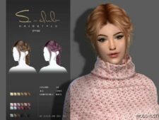 Sims 4 Female Mod: Elegant Braid Hairstyle Jasmine 071123 (Featured)