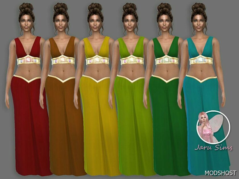 Sims 4 Everyday Clothes Mod: Simythology Dress Aset 1 (Featured)