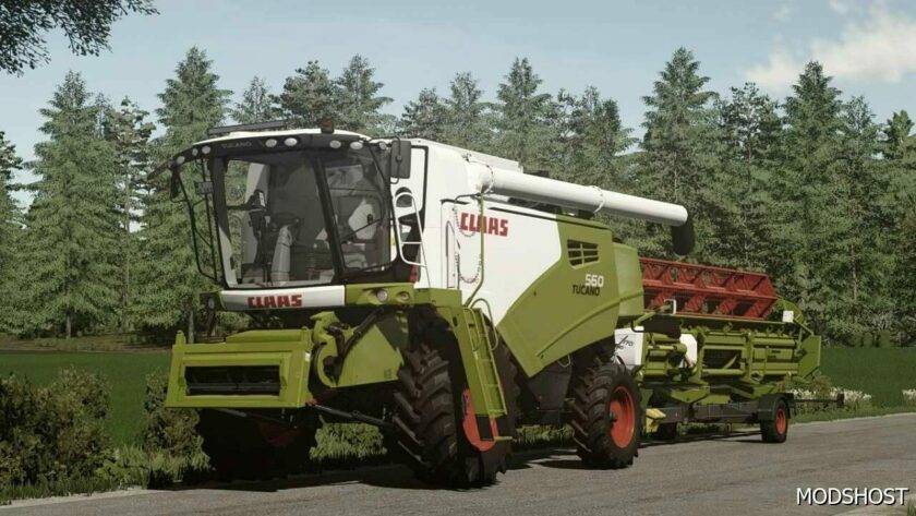 FS22 Claas Combine Mod: Tucano 560-580 V1.1 (Featured)