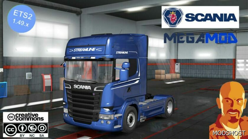 ETS2 Scania Truck Mod: Mega Mod 1.49 (Featured)