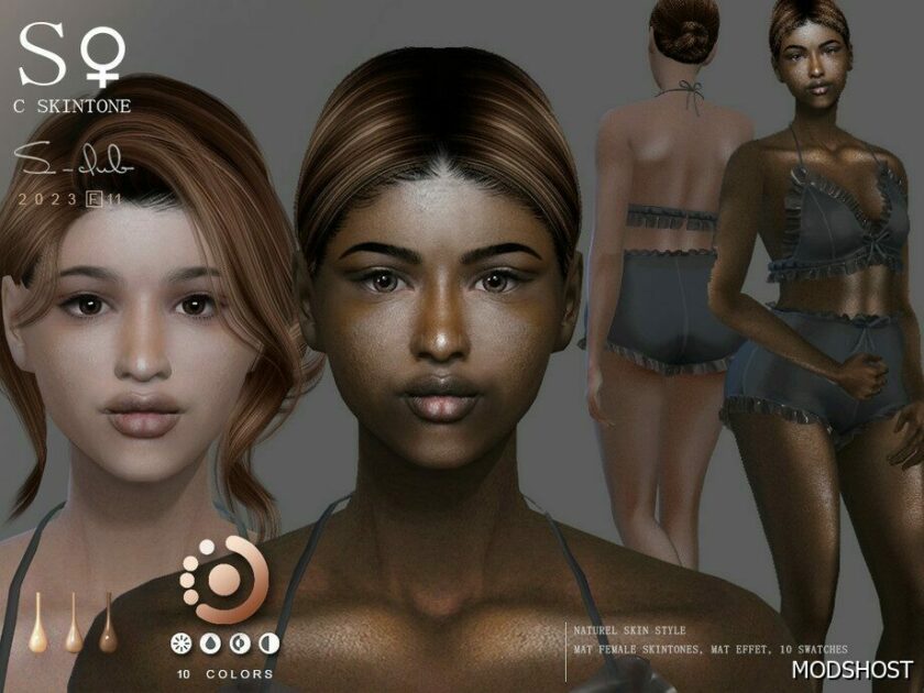 Sims 4 Female Mod: Naturel Skintones for Female (Featured)