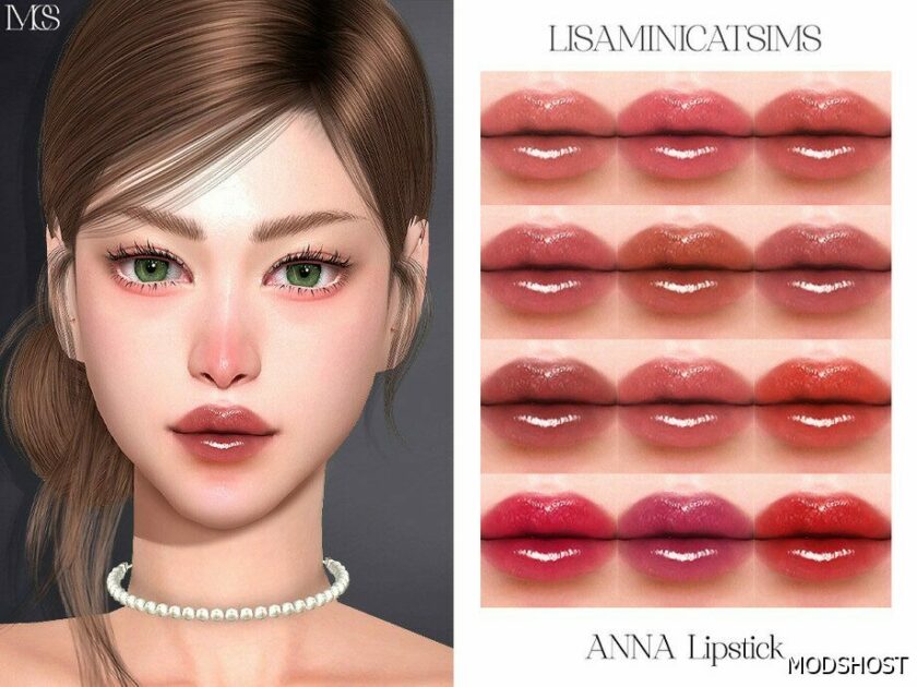 Sims 4 Female Makeup Mod: Anna Lipstick (Featured)